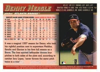 1998 Topps - Minted in Cooperstown #4 Denny Neagle Back