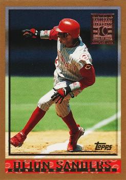 1998 Topps - Minted in Cooperstown #10 Deion Sanders Front