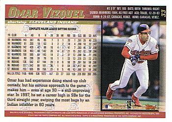 1998 Topps - Minted in Cooperstown #33 Omar Vizquel Back