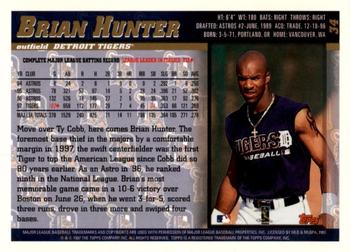 1998 Topps - Minted in Cooperstown #34 Brian Hunter Back