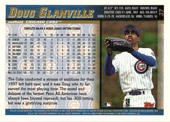 1998 Topps - Minted in Cooperstown #37 Doug Glanville Back