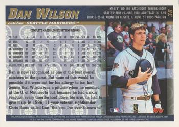 1998 Topps - Minted in Cooperstown #38 Dan Wilson Back