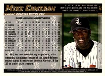 1998 Topps - Minted in Cooperstown #41 Mike Cameron Back