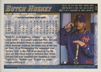 1998 Topps - Minted in Cooperstown #68 Butch Huskey Back