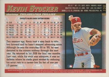 1998 Topps - Minted in Cooperstown #156 Kevin Stocker Back