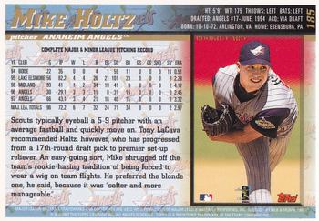 1998 Topps - Minted in Cooperstown #185 Mike Holtz Back