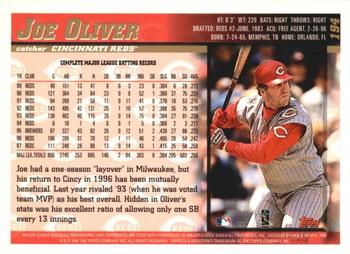 1998 Topps - Minted in Cooperstown #194 Joe Oliver Back
