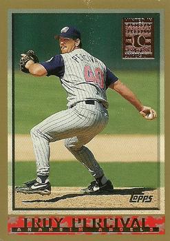 1998 Topps - Minted in Cooperstown #308 Troy Percival Front