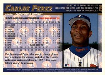 1998 Topps - Minted in Cooperstown #358 Carlos Perez Back