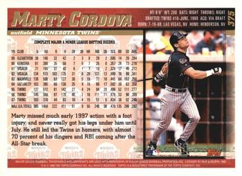 1998 Topps - Minted in Cooperstown #375 Marty Cordova Back