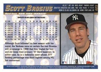 1998 Topps - Minted in Cooperstown #405 Scott Brosius Back