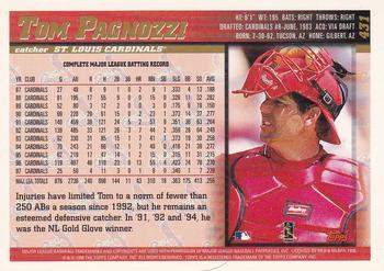 1998 Topps - Minted in Cooperstown #431 Tom Pagnozzi Back