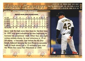1998 Topps - Minted in Cooperstown #445 Jason Schmidt Back