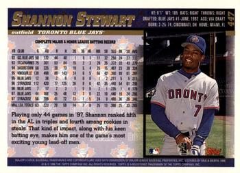 1998 Topps - Minted in Cooperstown #447 Shannon Stewart Back