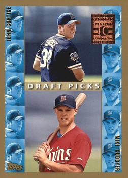 1998 Topps - Minted in Cooperstown #494 John Curtice / Mike Cuddyer Front