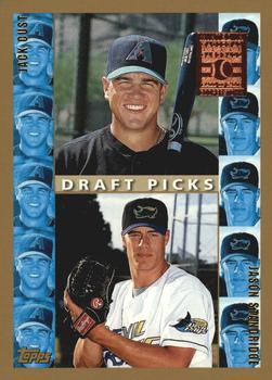 1998 Topps - Minted in Cooperstown #495 Jack Cust / Jason Standridge Front