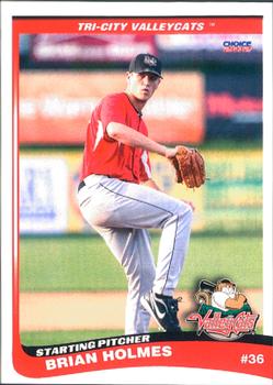 2012 Choice Tri-City ValleyCats #6 Brian Holmes Front