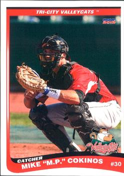 2012 Choice Tri-City ValleyCats #16 Mike Cokinos Front