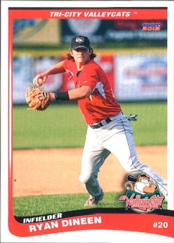 2012 Choice Tri-City ValleyCats #19 Ryan Dineen Front