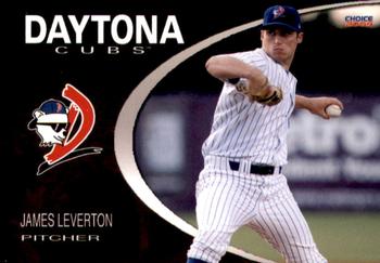 2009 Choice Daytona Cubs #11 James Leverton Front