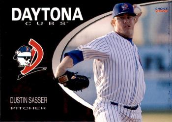 2009 Choice Daytona Cubs #19 Dustin Sasser Front