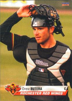 2013 Choice Rochester Red Wings #07 Drew Butera Front