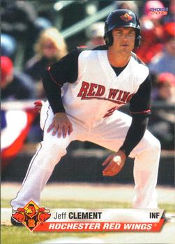 2013 Choice Rochester Red Wings #08 Jeff Clement Front