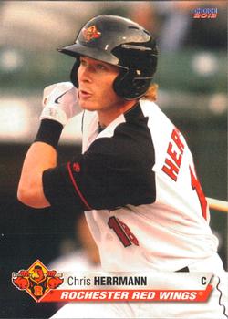 2013 Choice Rochester Red Wings #16 Chris Herrmann Front