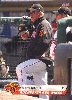 2013 Choice Rochester Red Wings #30 Marty Mason Front