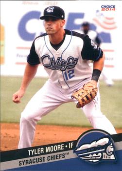2014 Choice Syracuse Chiefs #23 Tyler Moore Front
