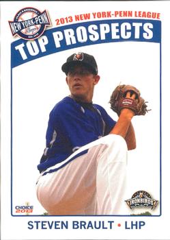 2013 Choice New York-Penn League Top Propsects #1 Steven Brault Front