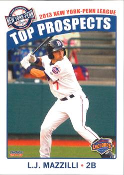 2013 Choice New York-Penn League Top Propsects #8 L.J. Mazzilli Front