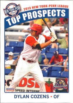 2013 Choice New York-Penn League Top Propsects #27 Dylan Cozens Front