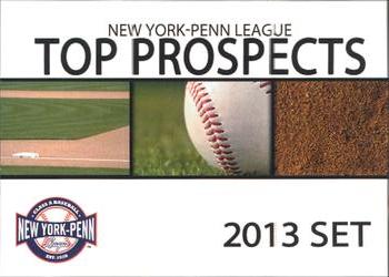 2013 Choice New York-Penn League Top Propsects #NNO Header Card Front