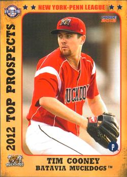 2012 Choice New York-Penn League Top Prospects #5 Tim Cooney Front