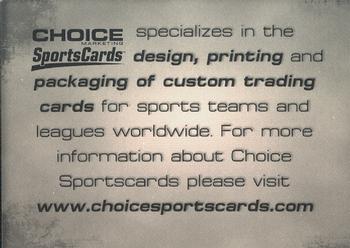 2012 Choice New York-Penn League Top Prospects #NNO Choice Marketing Ad Card Back