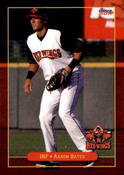 2011 Choice Rochester Red Wings #03 Aaron Bates Front