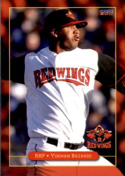 2011 Choice Rochester Red Wings #04 Yorman Bazardo Front
