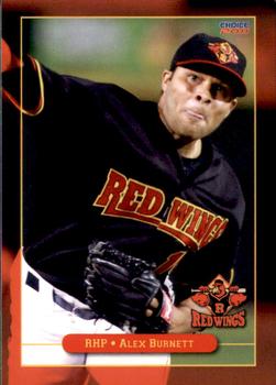 2011 Choice Rochester Red Wings #05 Alex Burnett Front
