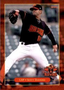 2011 Choice Rochester Red Wings #07 Scott Diamond Front