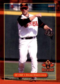 2011 Choice Rochester Red Wings #08 Brian Dinkelman Front