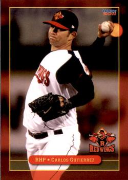 2011 Choice Rochester Red Wings #12 Carlos Gutierrez Front
