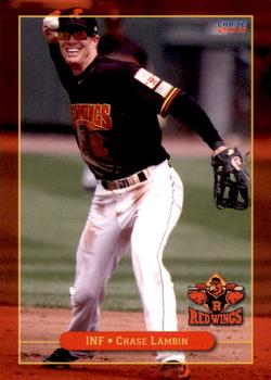2011 Choice Rochester Red Wings #17 Chase Lambin Front