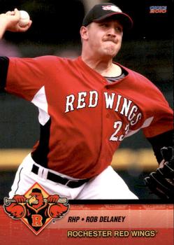 2010 Choice Rochester Red Wings #01 Rob Delaney Front