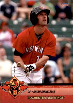 2010 Choice Rochester Red Wings #02 Brian Dinkelman Front
