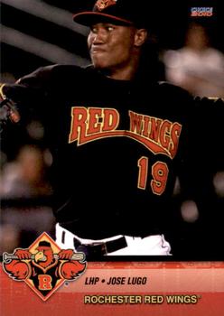2010 Choice Rochester Red Wings #10 Jose Lugo Front