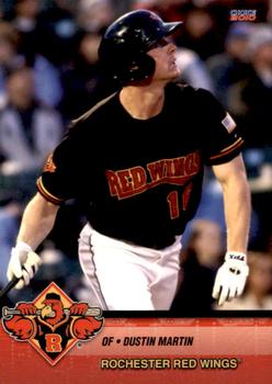 2010 Choice Rochester Red Wings #13 Dustin Martin Front