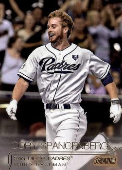 2015 Stadium Club - Gold Foil #128 Cory Spangenberg Front