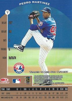 1998 Donruss Preferred #47 Pedro Martinez Back
