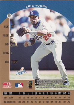 1998 Donruss Preferred #102 Eric Young Back
